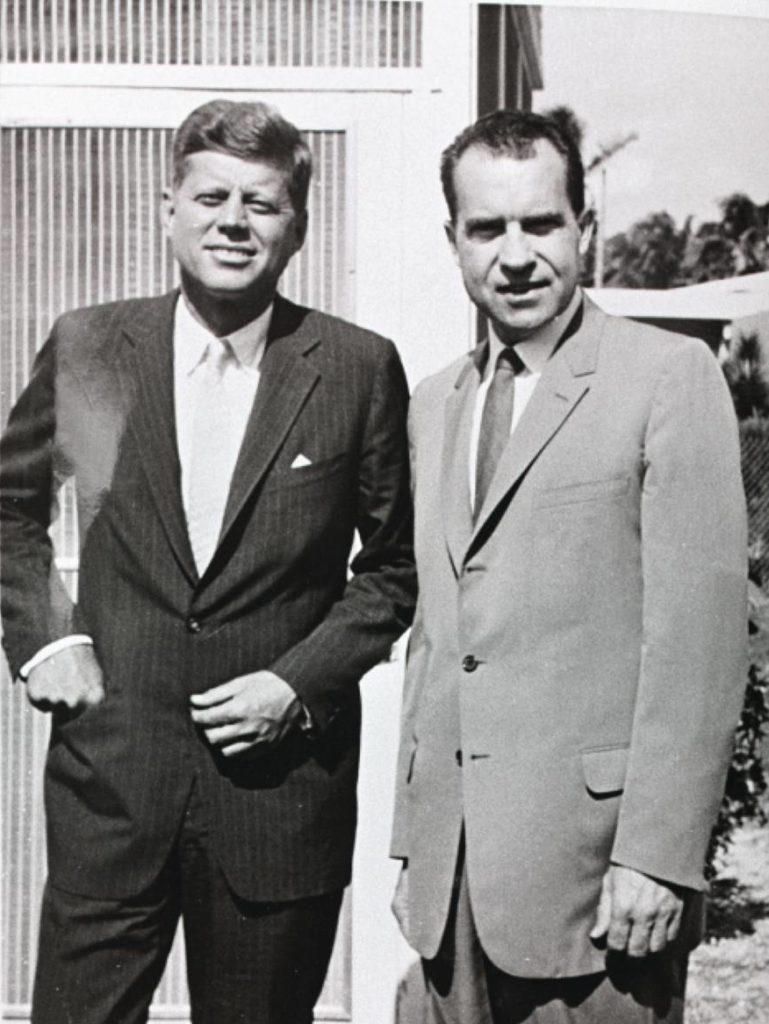 Richard Nixon and Kennedy